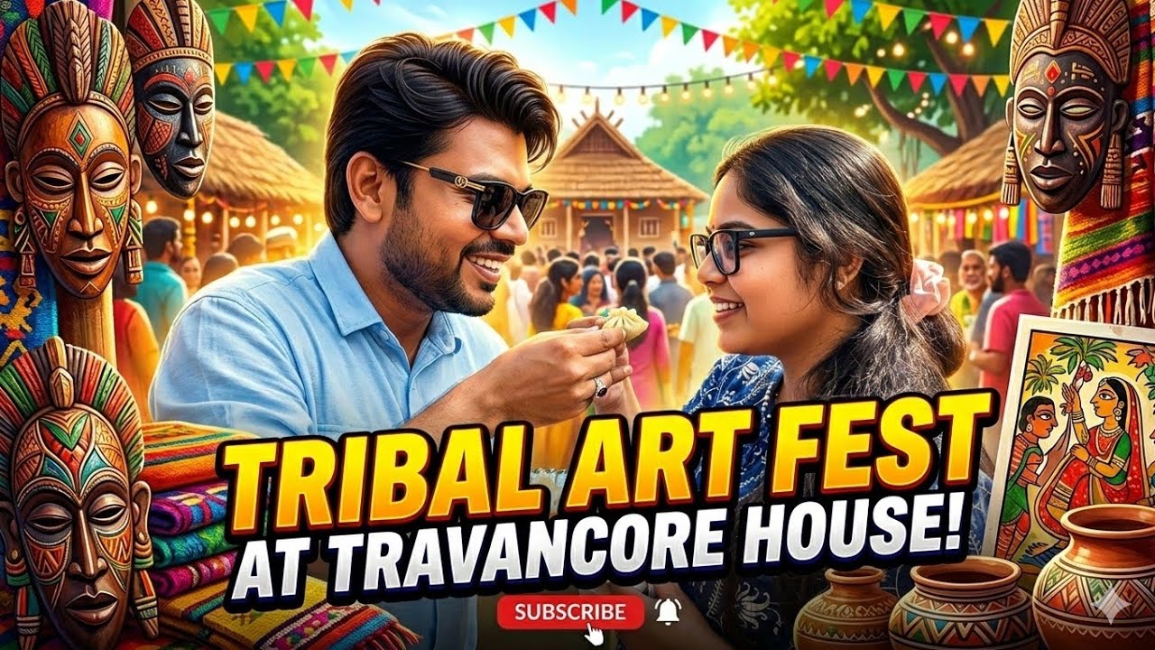 Tribal Art Fest at Travancore House.