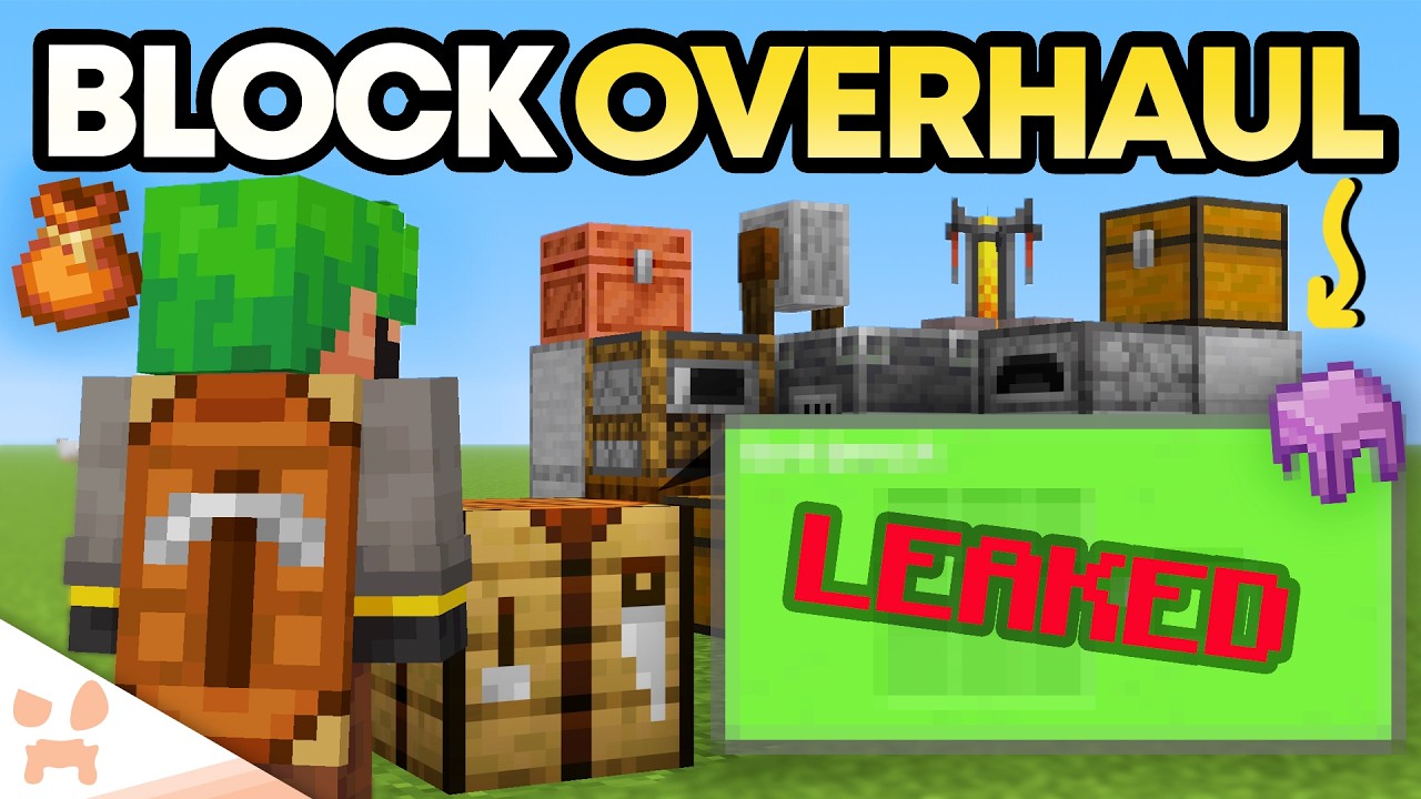 В сеть полностью просочилась информация о новом обновлении Minecraft, включающем рабочую станцию,...