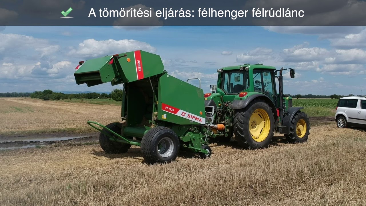 Sipma PS 1225 Fortis Fixkamrás Bálázó