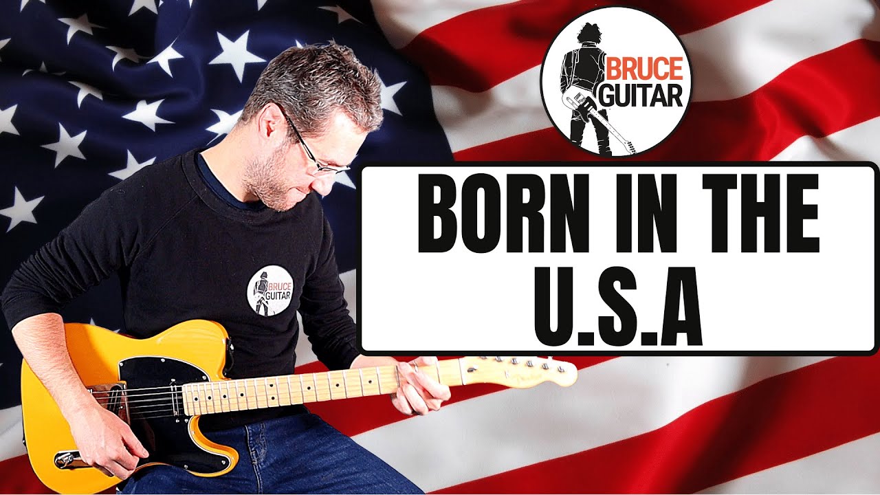 Брюс Спрингстин — урок игры на гитаре «Born In The USA»