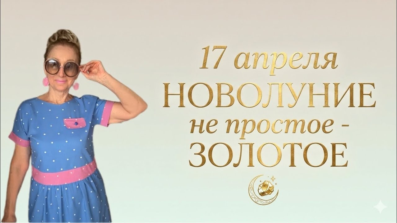 🔴 17 апреля НОВОЛУНИЕ 🔴 Не простое - ЗОЛОТОЕ НОВОЛУНИЕ.... Розанна Княжанская