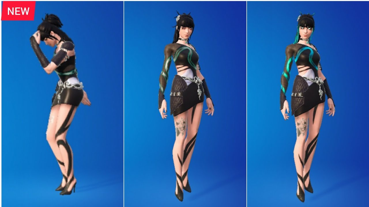 НОВАЯ демонстрация скинов SLAYER CHARLOTTE с серией иконок «Танцы и эмоции»! Fortnite