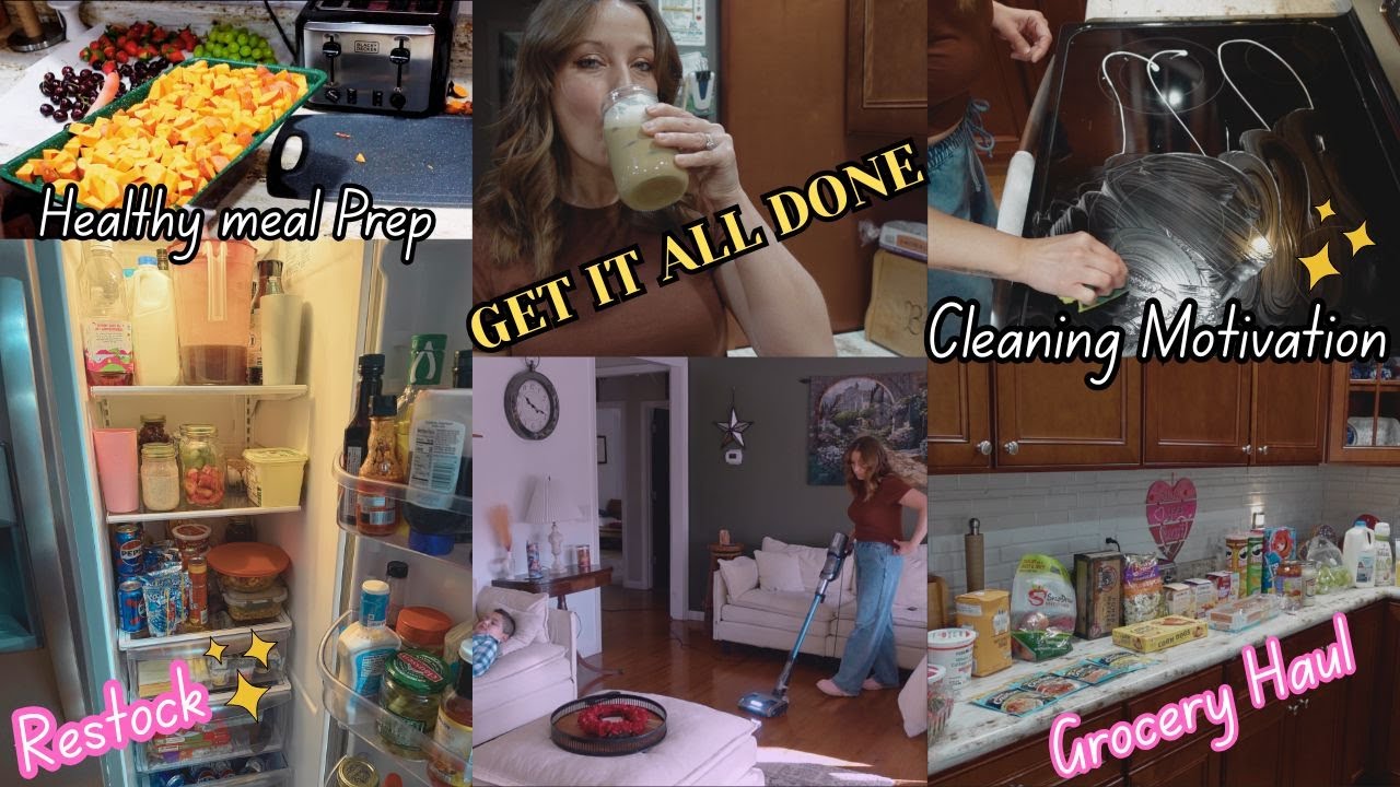 SMALL HOME RESET| GET IT ALL DONE + HEALTHY MEAL PREP FOR WEIGHT LOSS  2026✨🍎