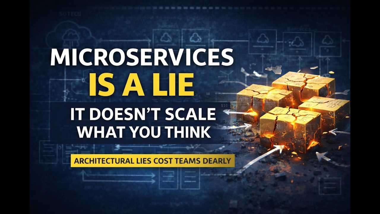 Microservices Is a Lie — It Doesn’t Scale What You Think | Systems Thinking for Architects