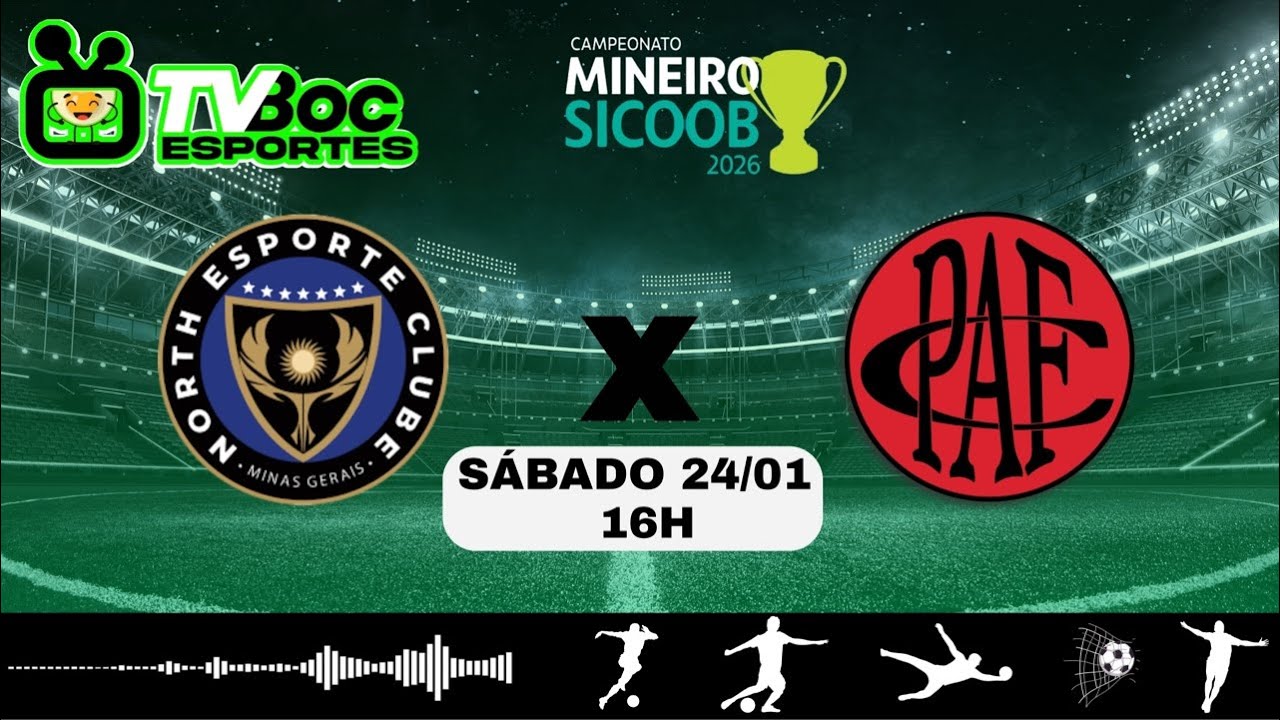 AO VIVO |NORTH X POUSO ALEGRE | CAMPEONATO MINEIRO 2026 | TV BOCAIUVA