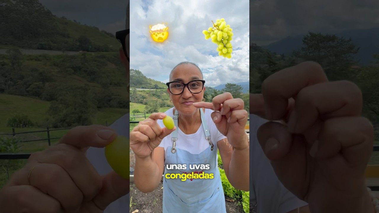 Hice las uvas congeladas más virales!!! 🍇🧊🍋😱