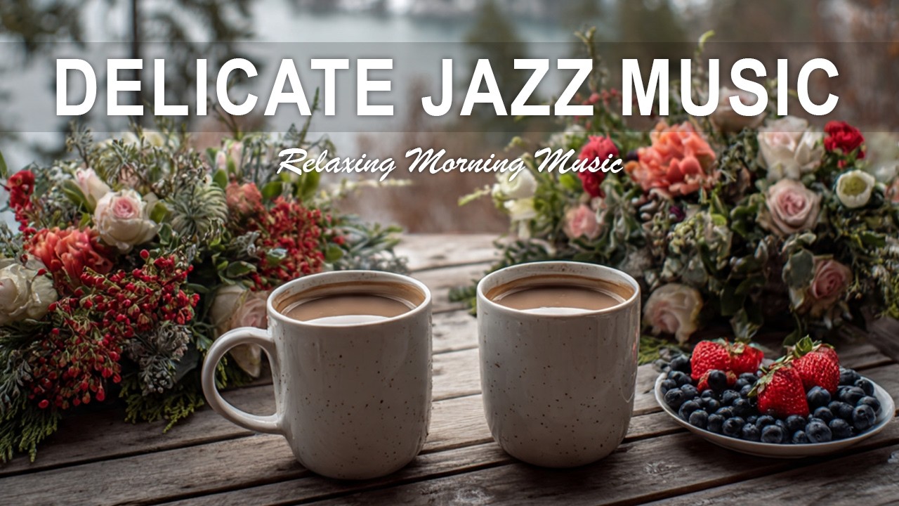 Delicate Jazz Music  – Smooth Piano Jazz & Gentle Bossa Nova for Relax, Work & Study ☕🎹