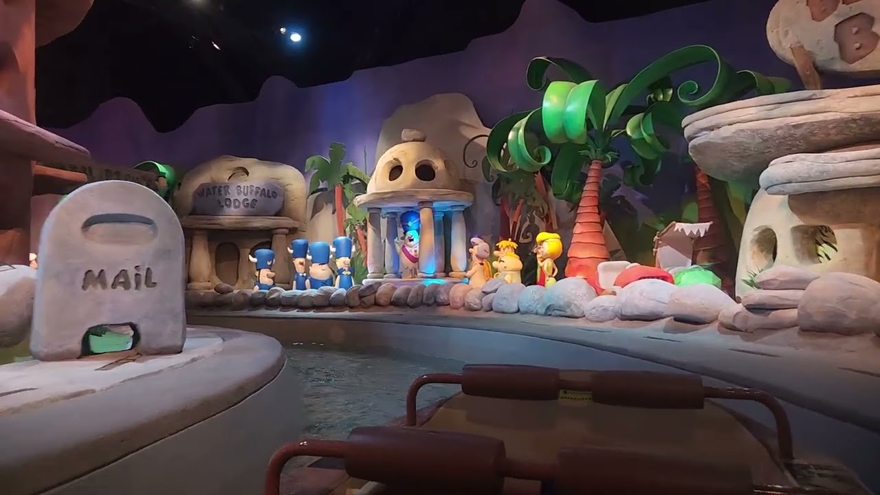 The Flinstons ride @ warner bros, abu dhabi.
