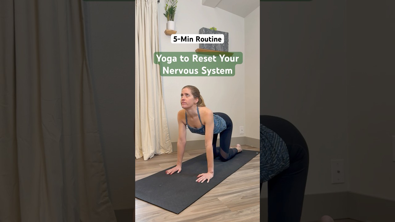 5-minute nervous system reset that actually works #yoga #stressrelief #nervoussystem