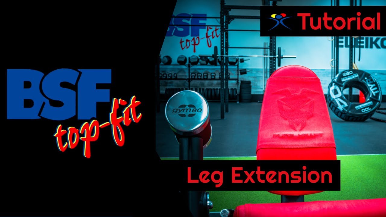 Pure Kraft Beinstrecker / Leg Extension von Gym 80 • BSF topfit