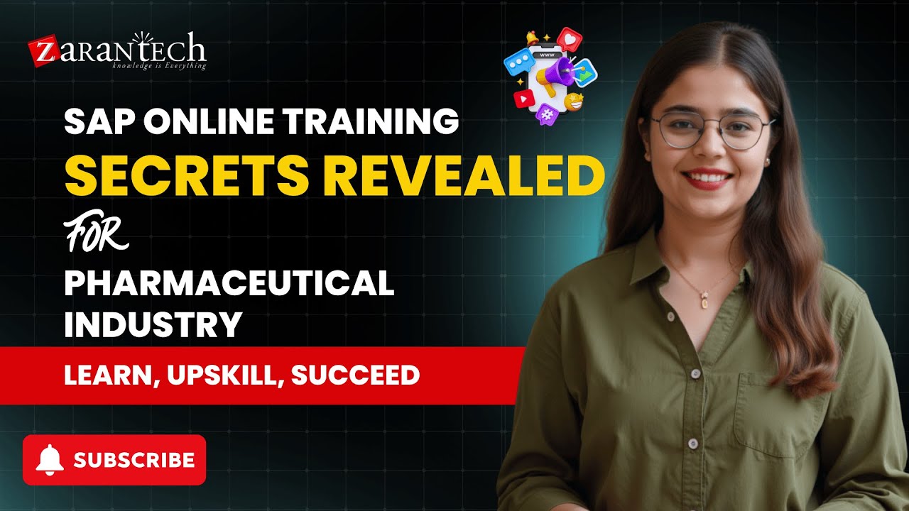 SAP Online Training Secrets Revealed for PHARMACEUTICAL Industry | ZaranTech