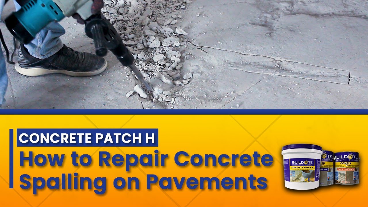 Concrete Patch H: How to Repair Concrete Spalling on Concrete Floors (WITHIN HOURS)