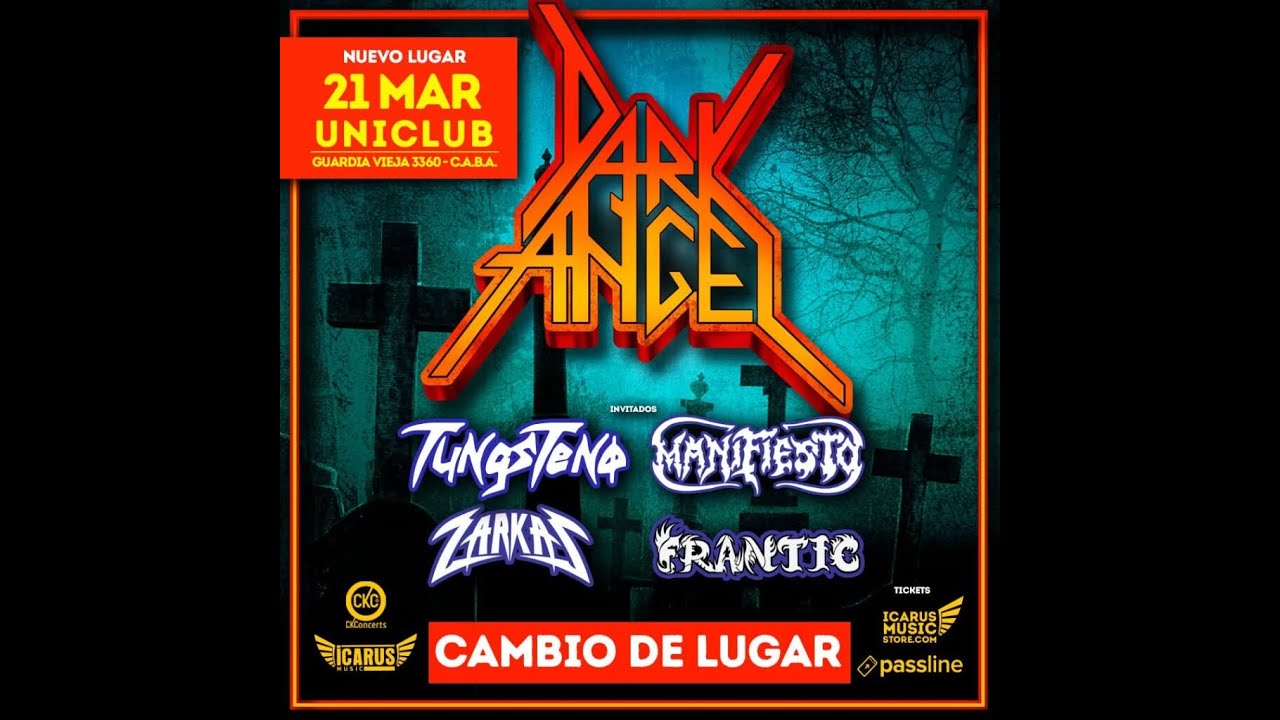 Dark Angel Live Argentina Buenos Aires Uniclub 21-03-2025 [Two New Songs]