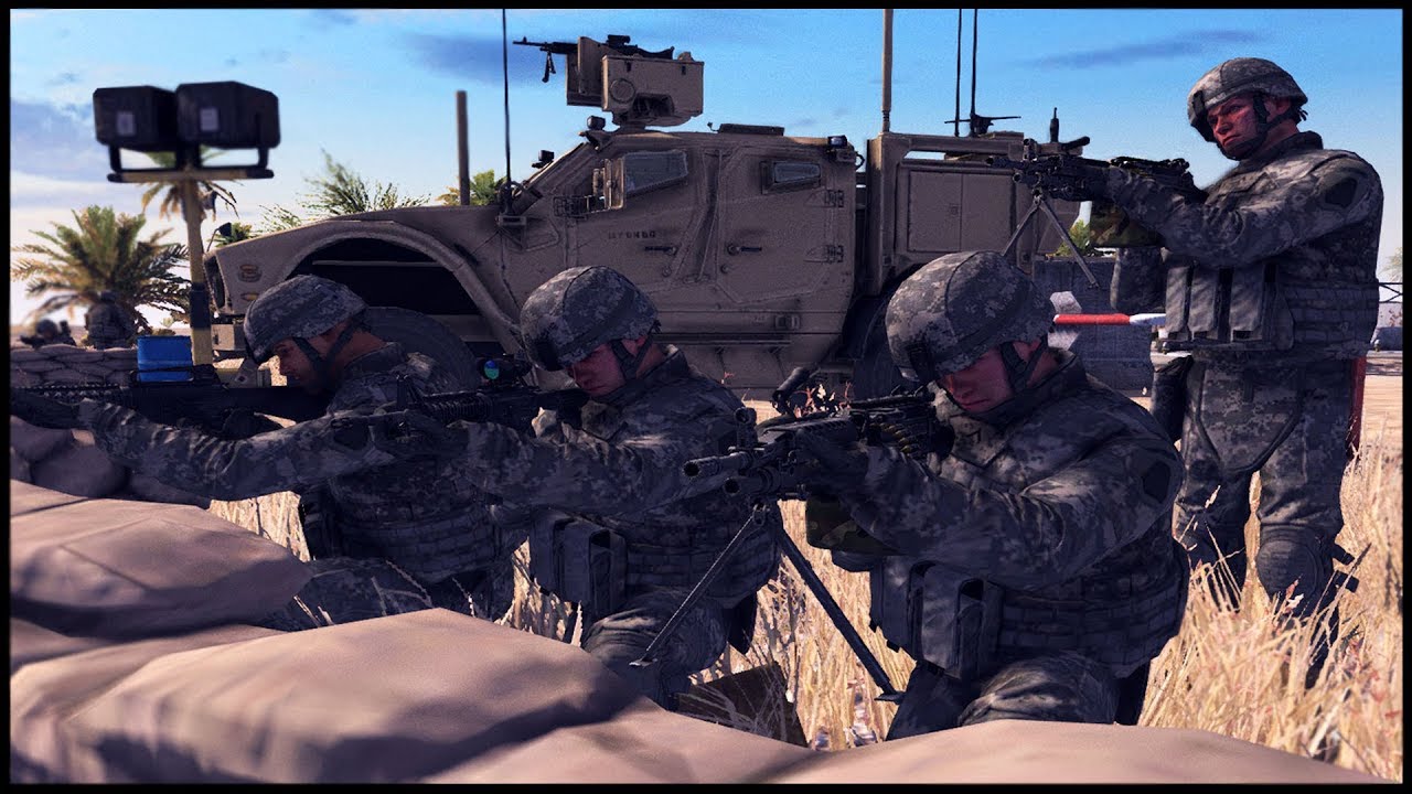 US RANGERS Defend MILITARY BASE! - Call to Arms: Modern Men of War Battle Simulator