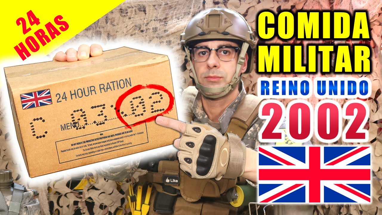 Probando COMIDA MILITAR de REINO UNIDO 24 Horas del 2002 | MRE C | Curiosidades con Mike - T4 E7
