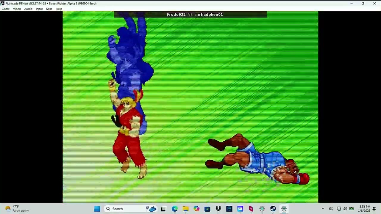 Street Fighter History The Matches (Street Fighter Alpha 3 Fightcade 2)