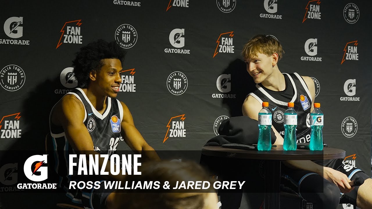 Gatorade Fanzone | Ross Williams & Jared Grey | Towers - Heidelberg | 24. Spieltag