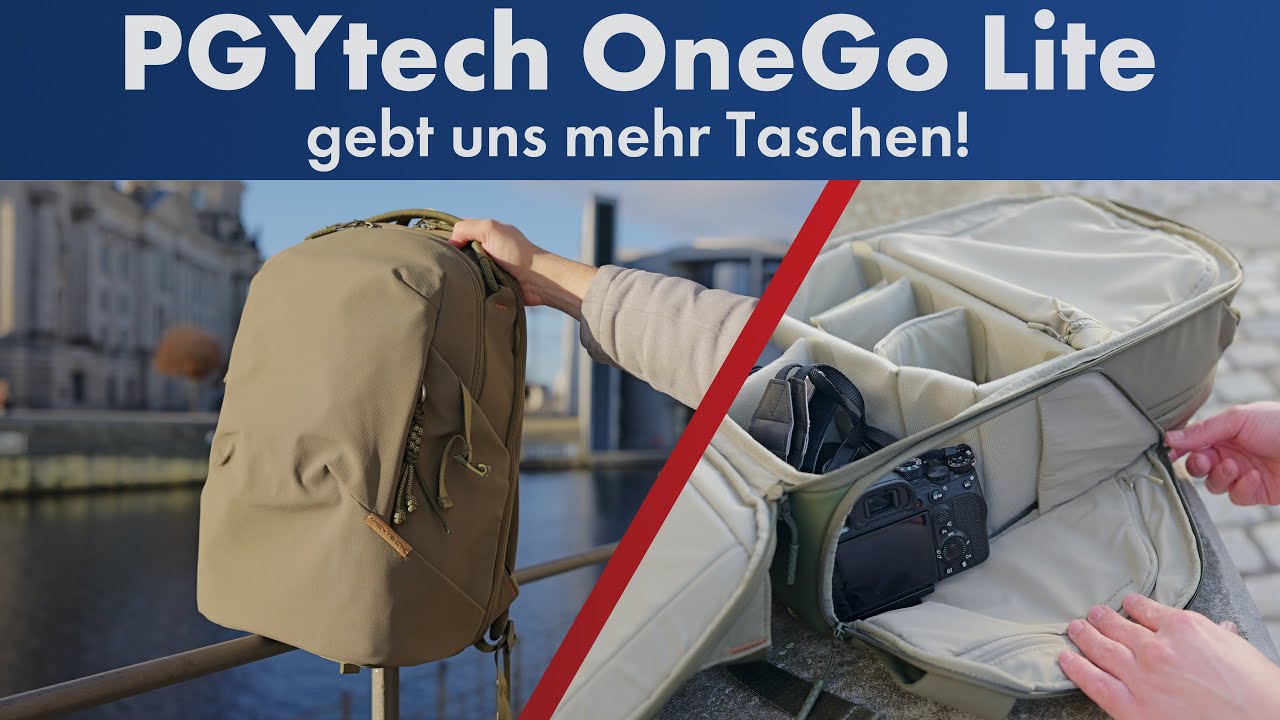 PGYtech OneGo Lite im Test | Ultraleicht, ultra wenig Taschen [Deutsch]