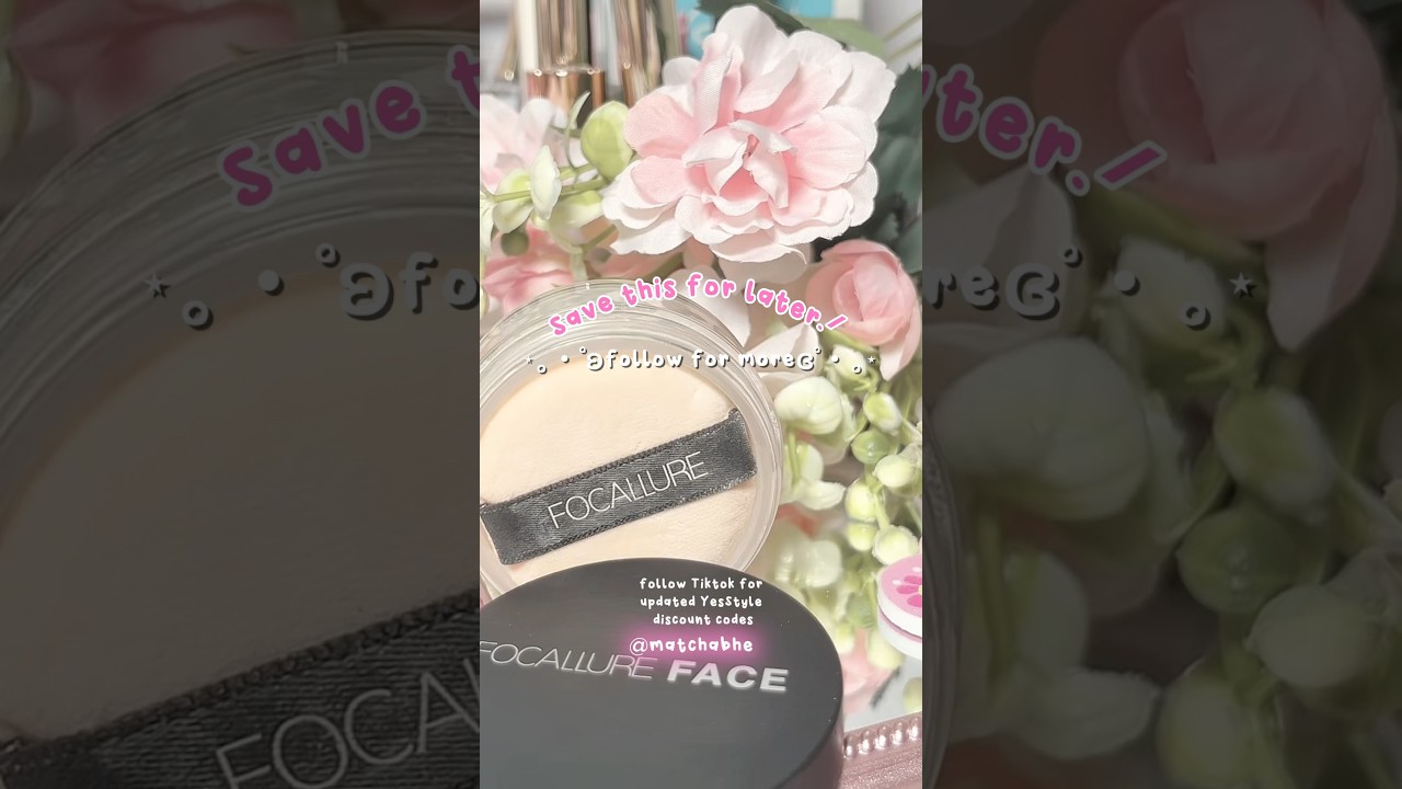 Lose powder from Focallure ᥫ᭡. Get this at YesStyle and never pay full price🔔 #makeup #kbeauty