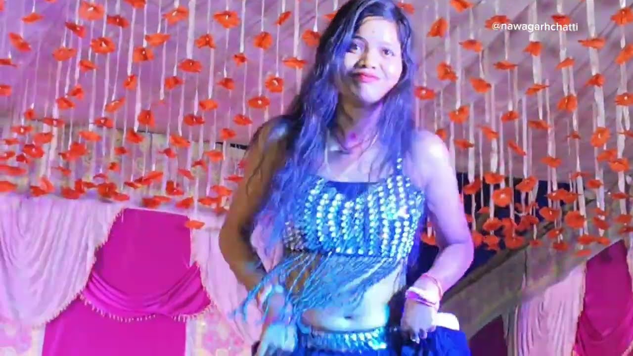 पेनी में छेनी | Arkestra of Nawagarh Chatti on Durga Puja ❤️ #dance #chatti #bhojpuri #arkestra