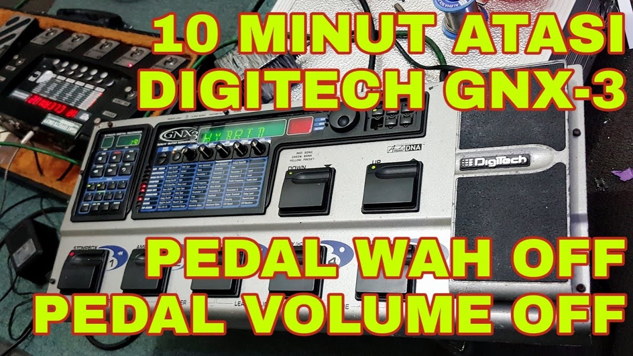 DIGITECH GNX3 ERROR PEDAL WAH and VOLUME ( Kandang FX Depok - instagram @didikwiraharja.id )