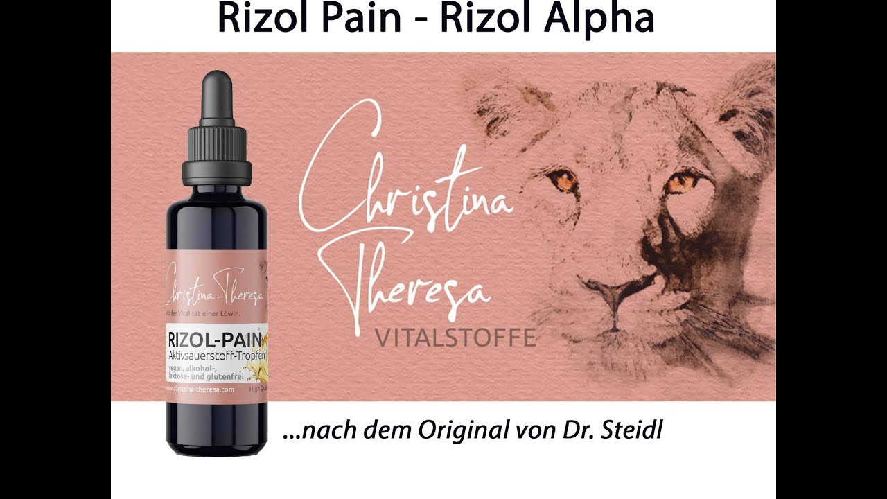 Rizol Pain | Rizol Alpha | 50ml im Mironglas