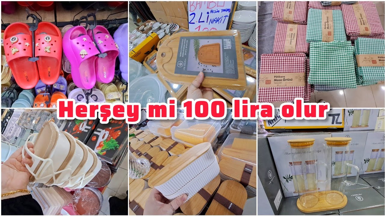 Herşey mi 100 lira olur😲 hepside kaliteli👍🏻 çeyiz alışverişi| çeyizlik ürünler | çeyiz mağazası turu