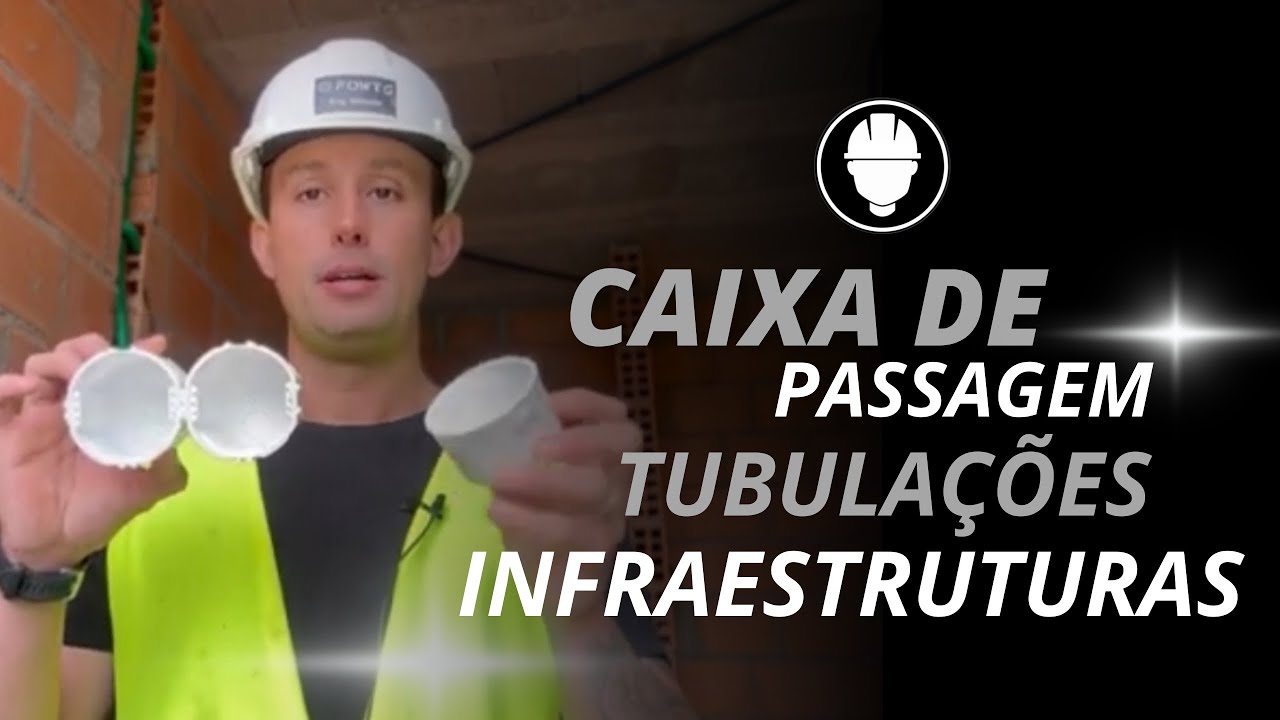 Caixa de passagem, tubulações e infraestruturas. Instalação elétrica em Portugal.