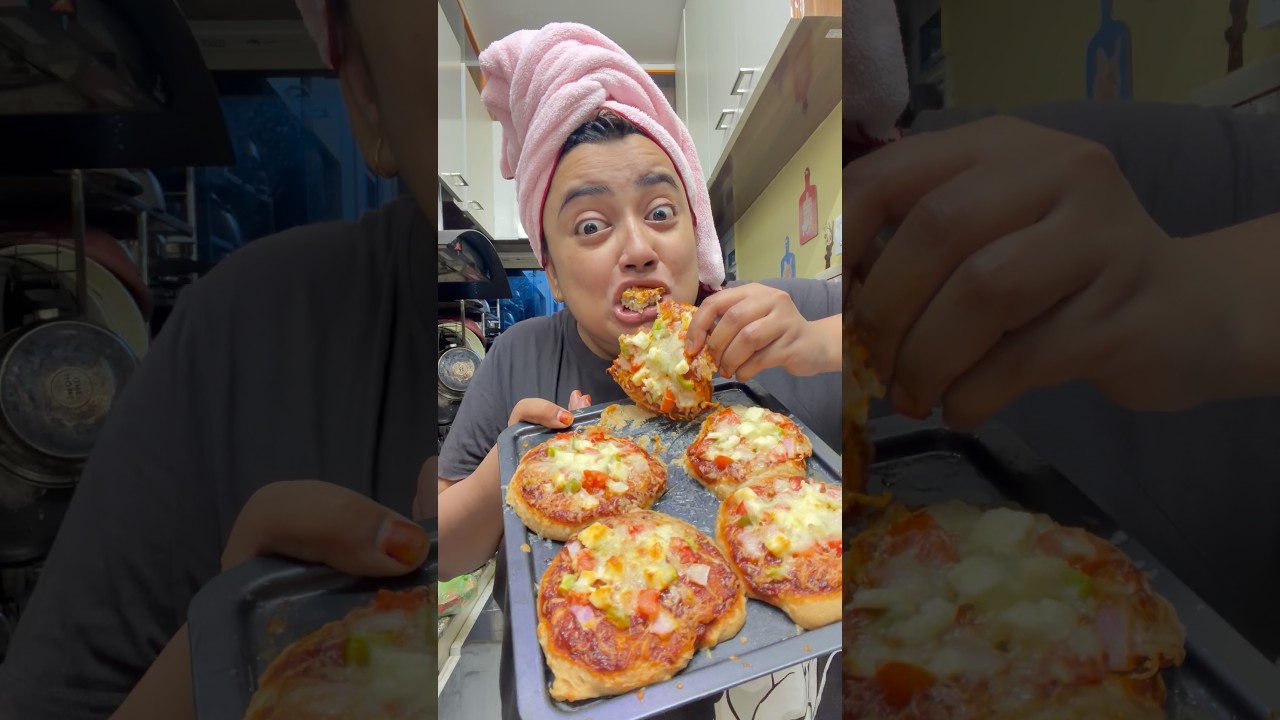 ভোর ৫ টাই Mini Pizza🍕 বানলাম 🍕🤯😱 #viralshort #minivlog #bengalivideo #shorts #trending #viral #pizza