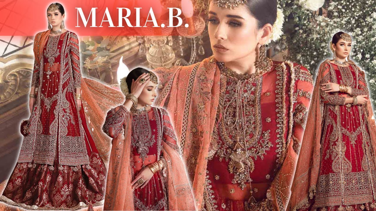 Maria.B. ♥️| Mbroidered 2024 😍| Wedding Wear | Maroon BD-2708 | Master Replica 💯| New Arrival 🔥