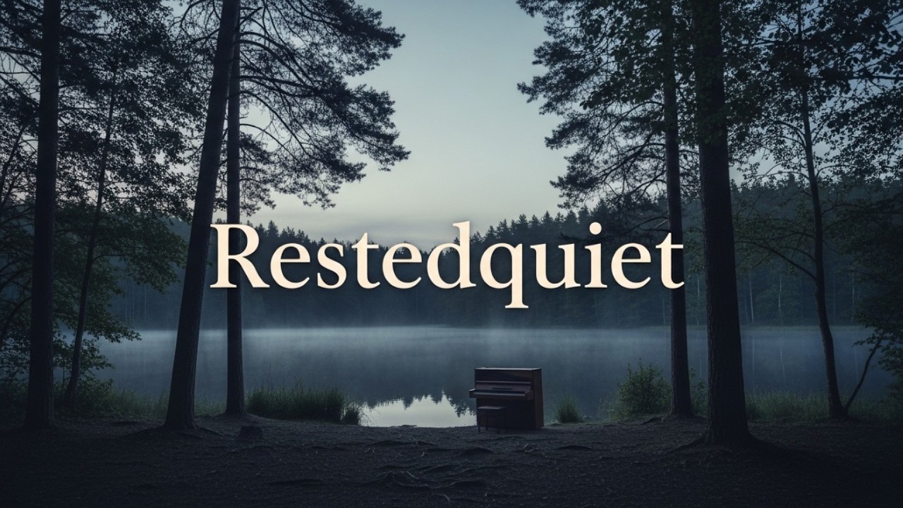 1 Hour  Calm Piano for Gentle Focus & Emotional Ease – Restedquiet