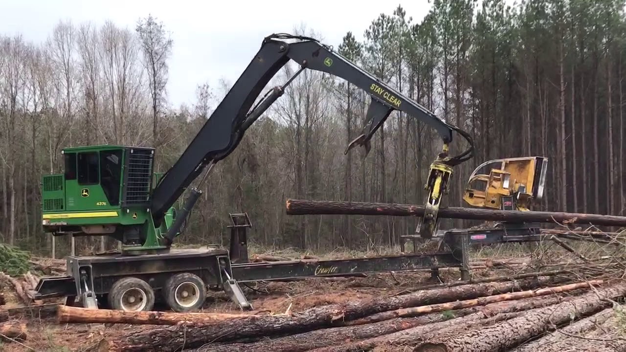 Bimac Logging, Inc. - 2017 John Deere 437E Loader with Delimber & Saw