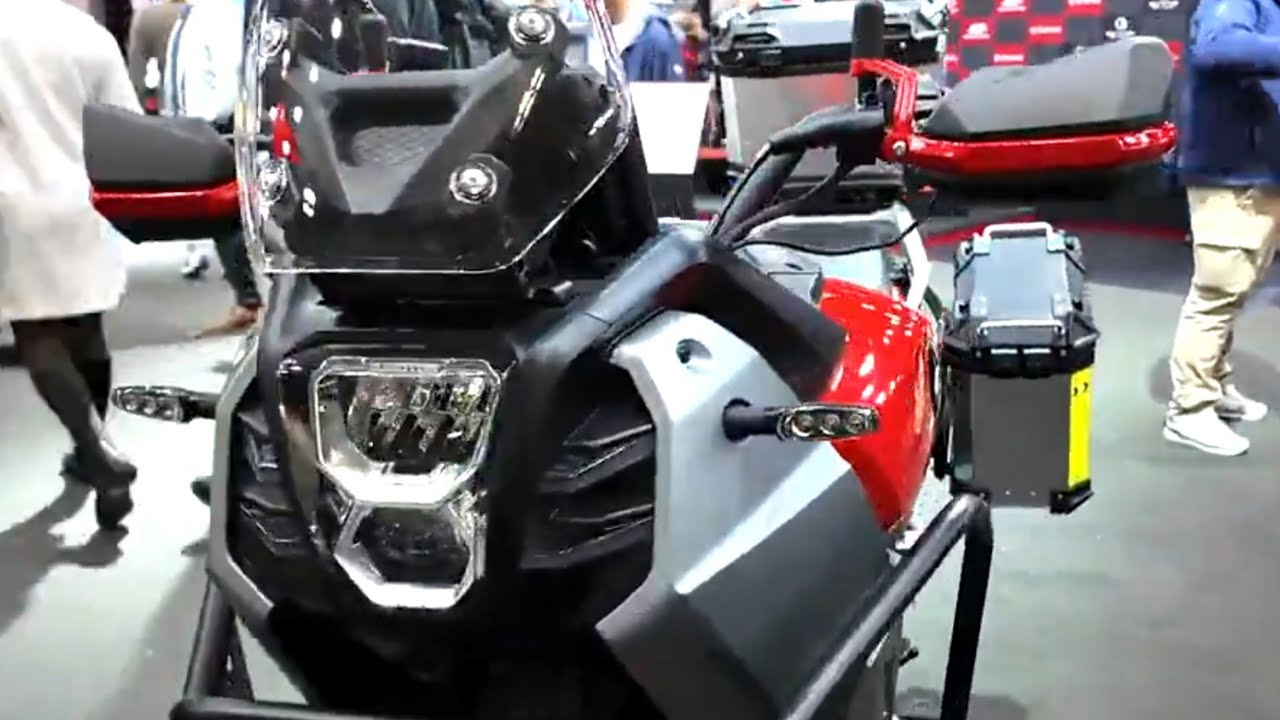 The 2024 QJ Motor SVT 650X is an adventure touring