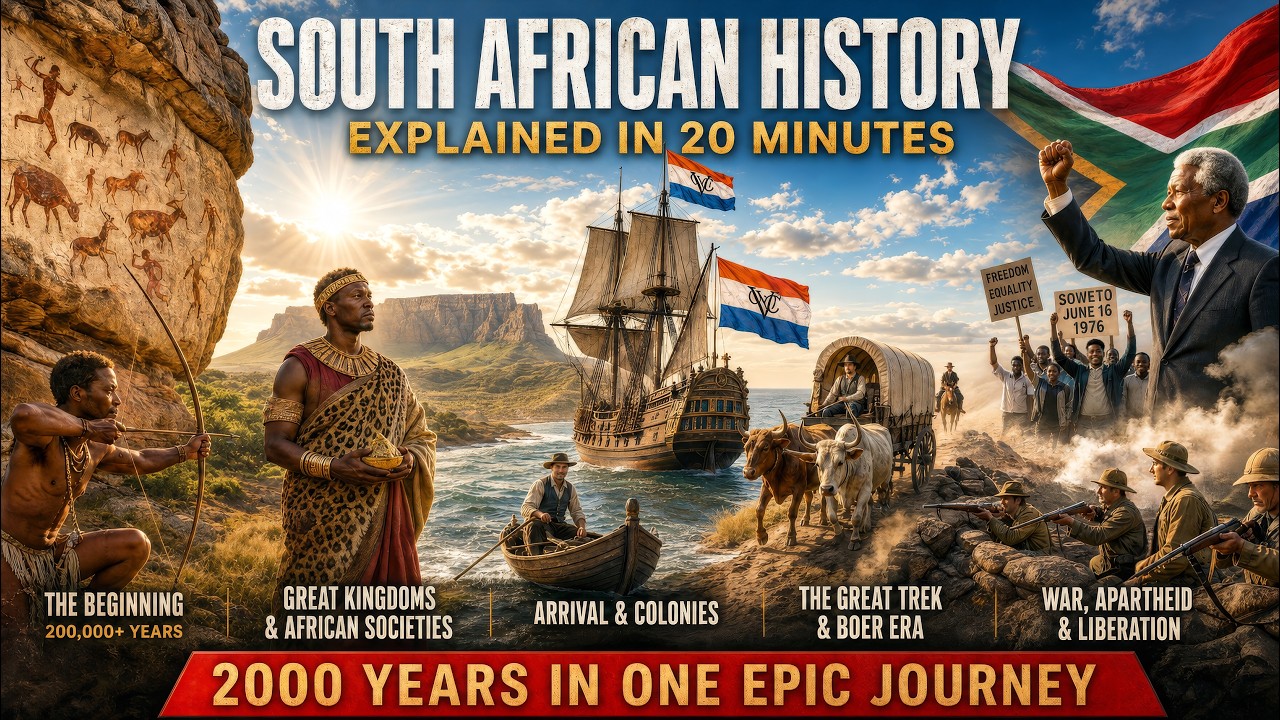 South African History Explained in 20 Minutes — 2000 Years in One Epic Journey