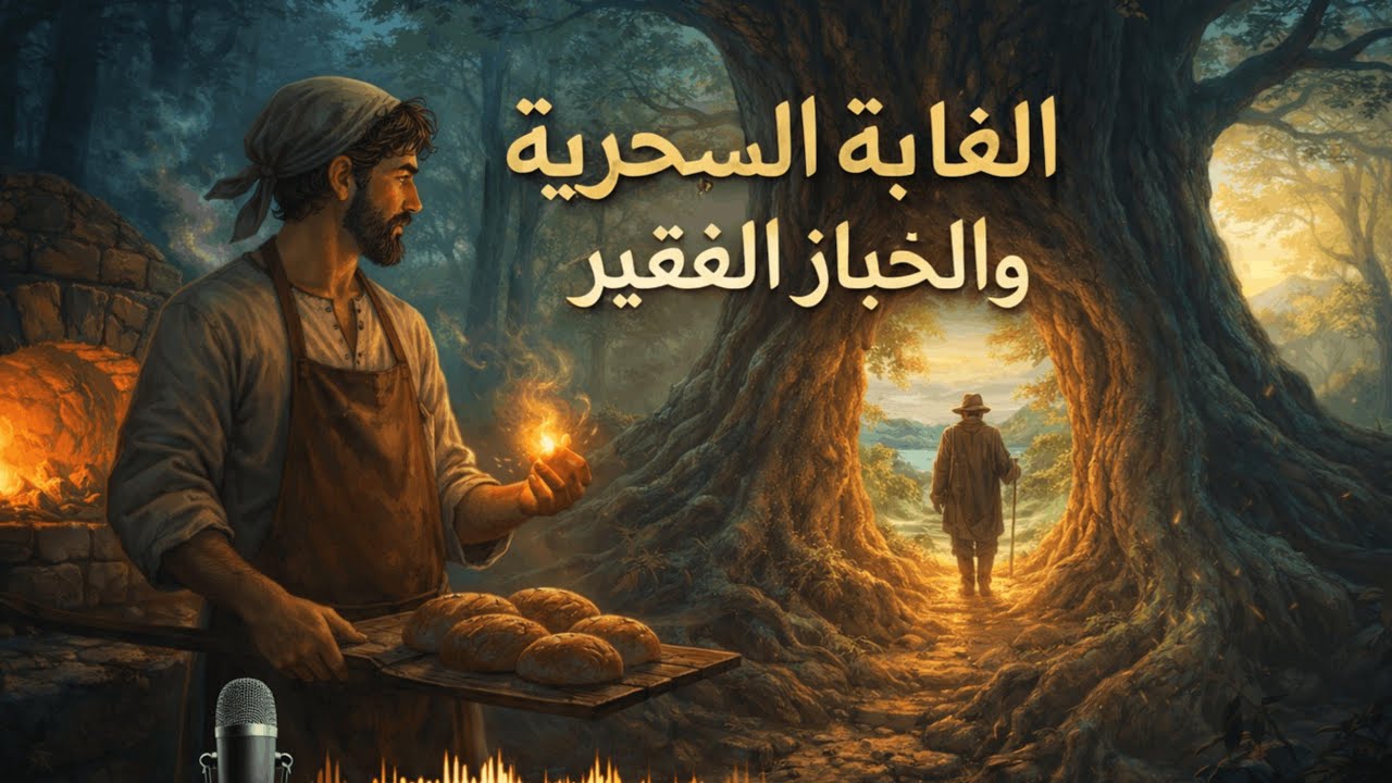 الغابة السحرية والخباز الفقير | سرّ الشجرة التي تفتح بابًا لعالمٍ آخر (قصة مؤثرة)