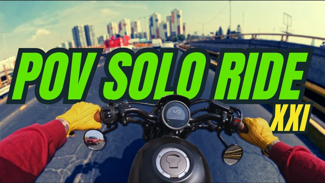 POV Solo Ride XXI - Circuito Interior CDMX- HONDA REBEL 500