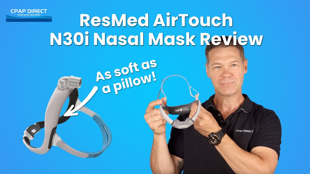 ResMed AirTouch N30i Nasal Mask Review - Most comfortable CPAP mask ever!