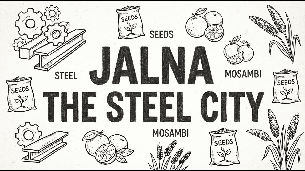 Jalna  the steel city or seed city