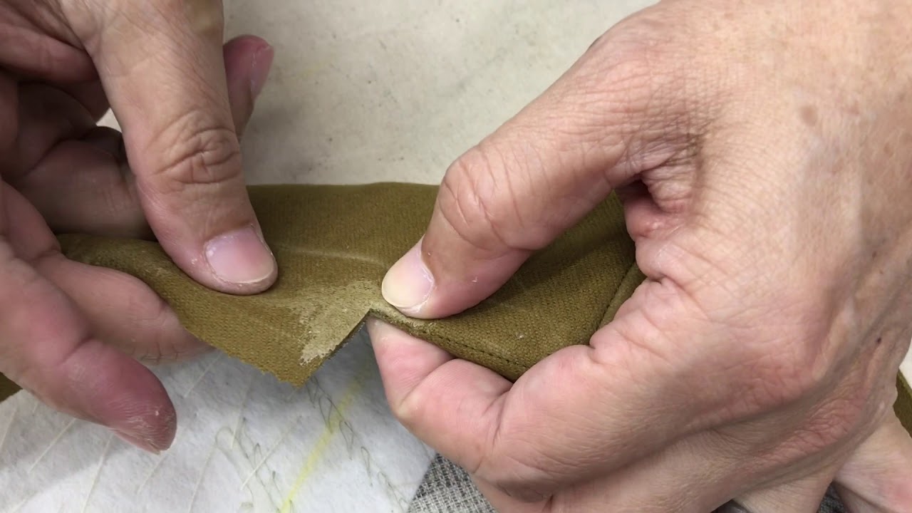 【金興西服  全手工西服製作-9.翻掛面】