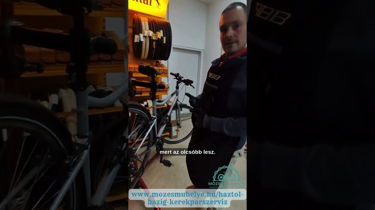 Gyors állapotfelmérés a Háztól‑Házig felvett Riverside kerékpárral