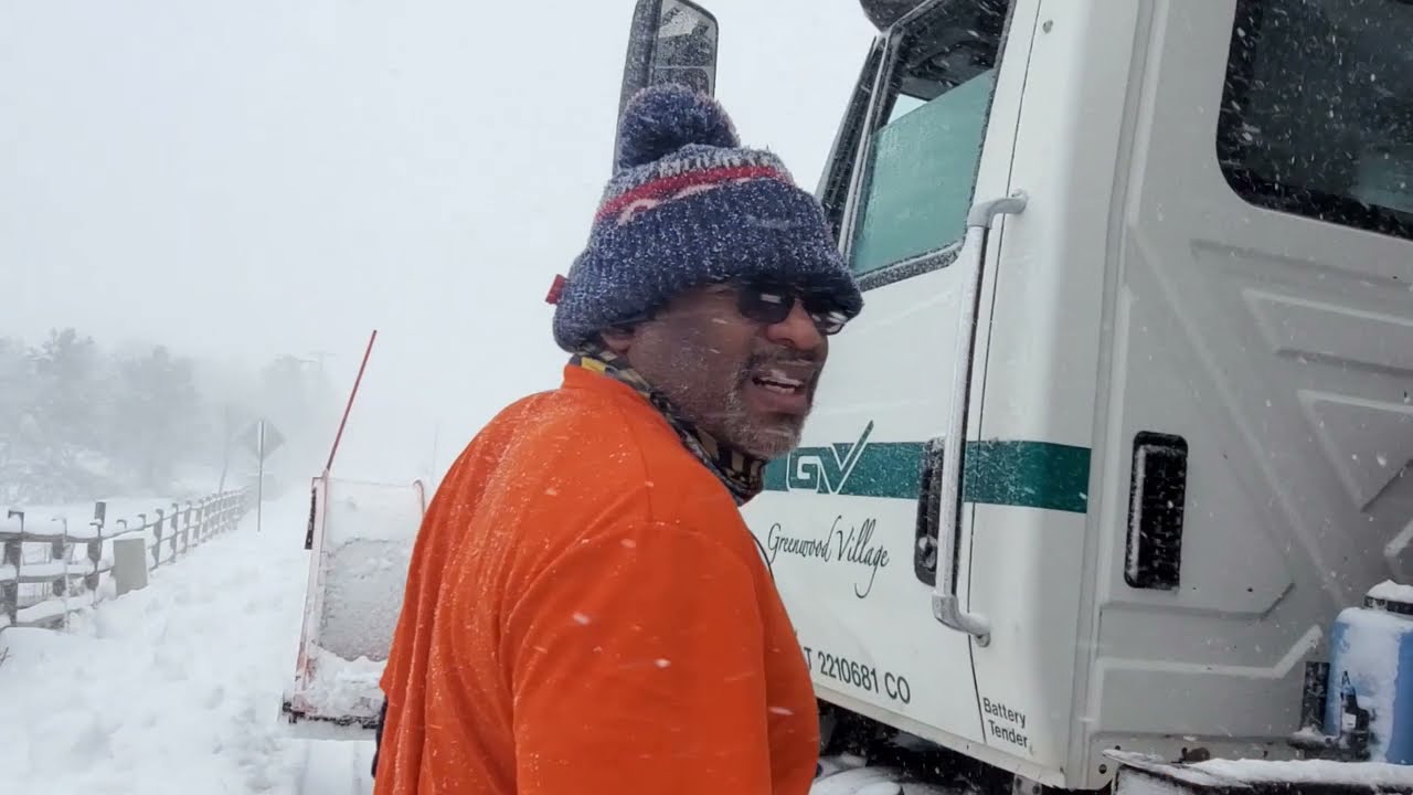 My Snow Plow Ride-along