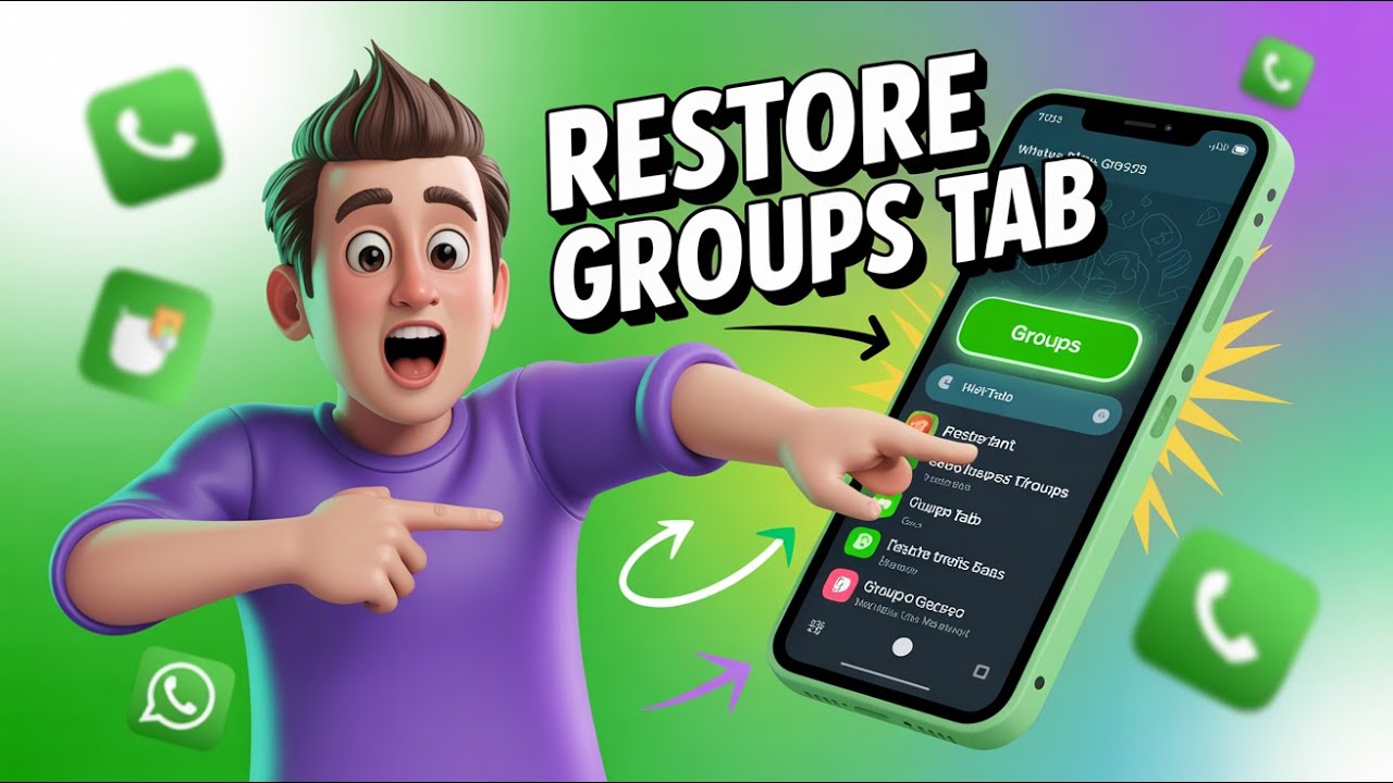 How to Restore your Groups Tab in WhatsApp