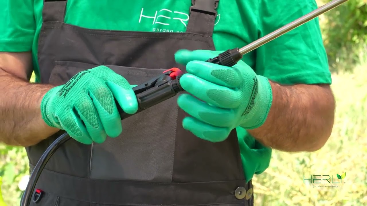 Сглобяване на ръчна пръскачка 16 литра Herly
