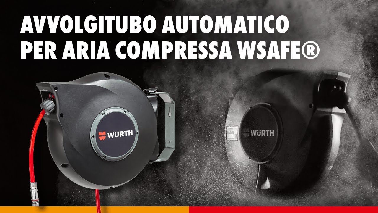 Avvolgitubo automatico per aria compressa wSafe® | Würth Italia