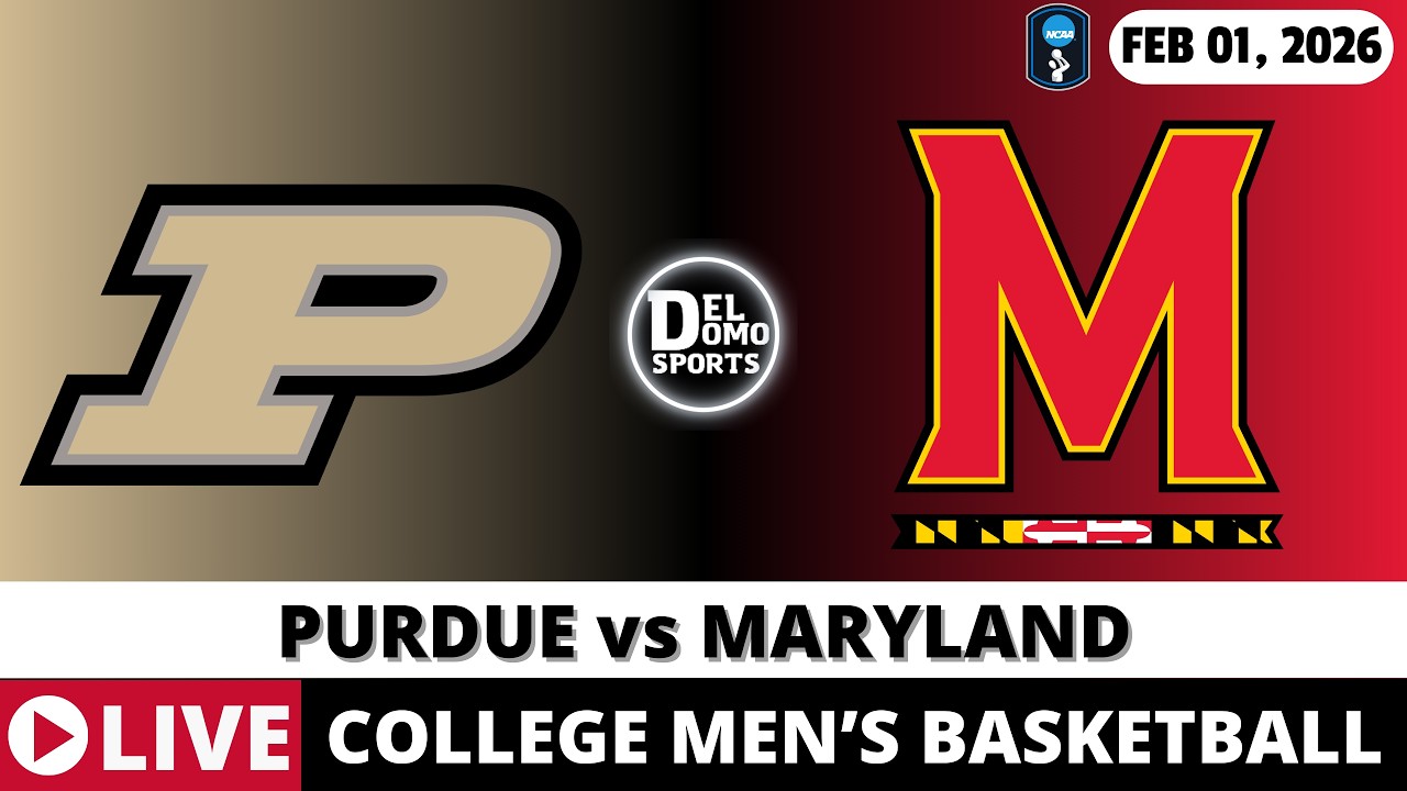 PURDUE VS MARYLAND 🏀 NCAAM Basketball Game Score Radio Play-by-Play