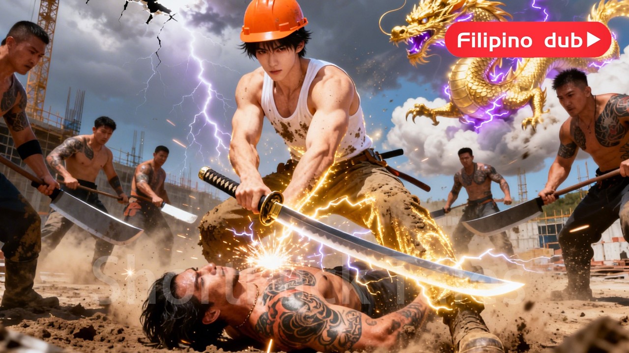Hamak na binata construction site hinamon ng mga bully,ngunit sa isang sipa ay tinalo silang lahat!