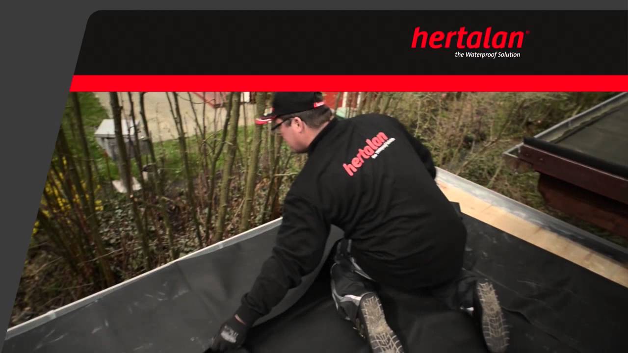 Verlegung HERTALAN EPDM Dachsysteme