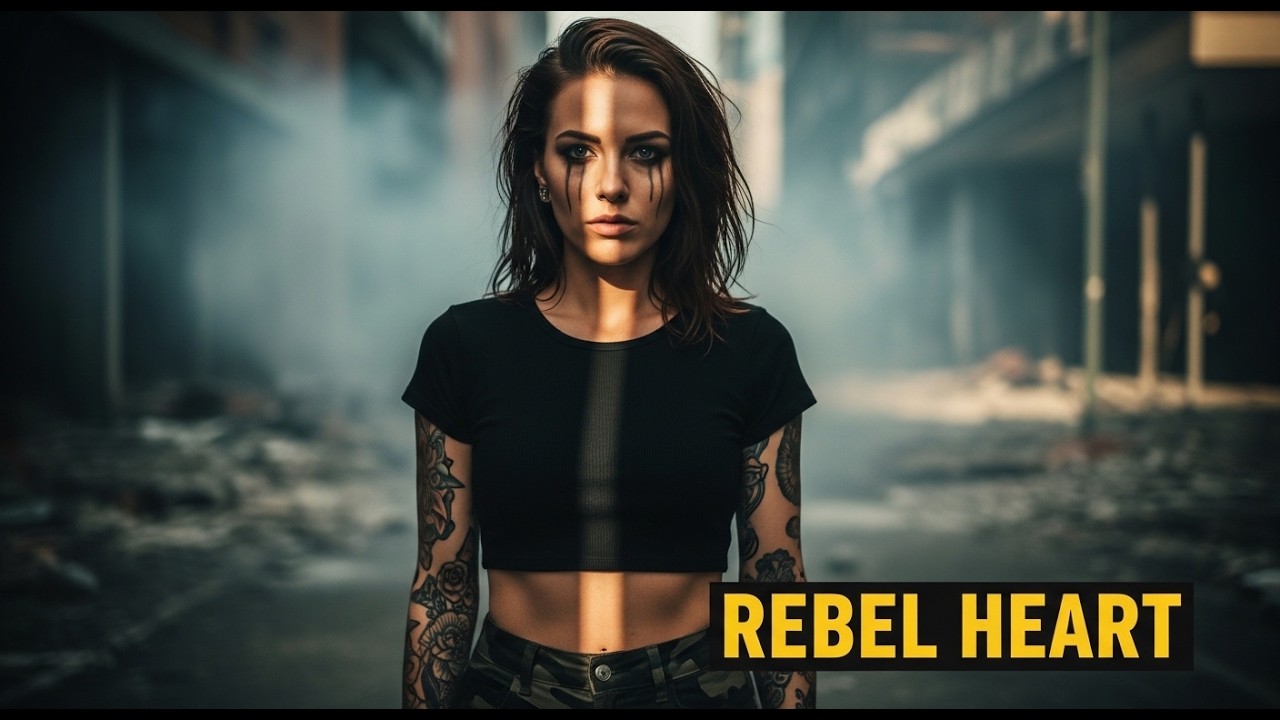She Wasn’t Made to Be Tamed ⚡ #NeverTame #RockOutlaw #RebelEnergy