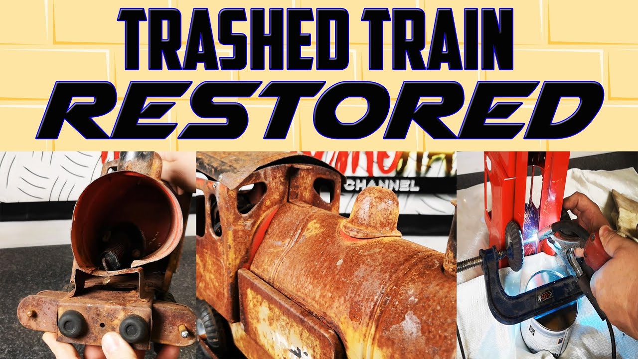 Crushed 70 Year Old Train Lives Again