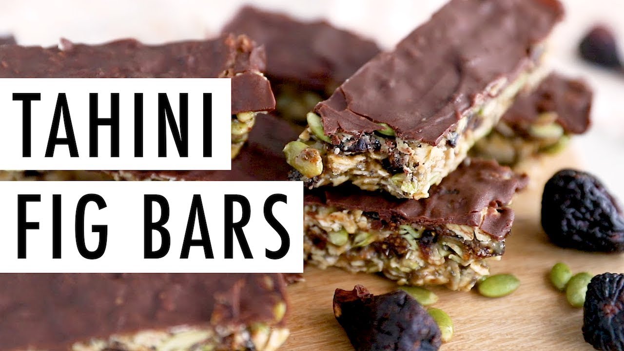 Healthy Tahini Fig Bars | Perfect Make Ahead Snack